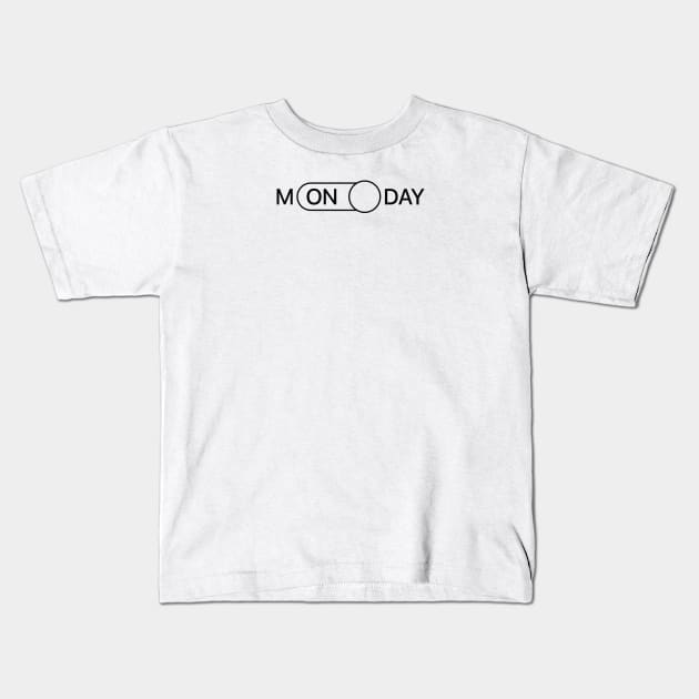 MONDAY Kids T-Shirt by encip